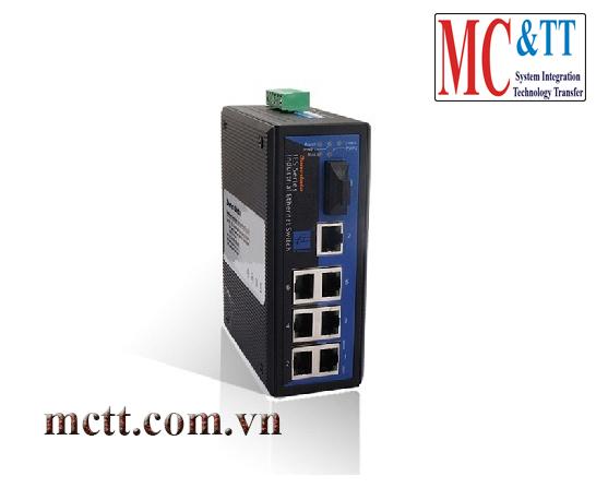 Switch công nghiệp 7 cổng Ethernet + 1 cổng quang 3Onedata IES308-1F