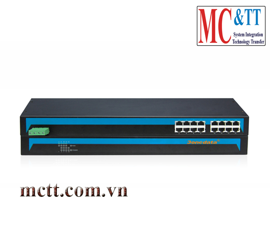 Switch công nghiệp 16 cổng Ethernet 3Onedata ES1016