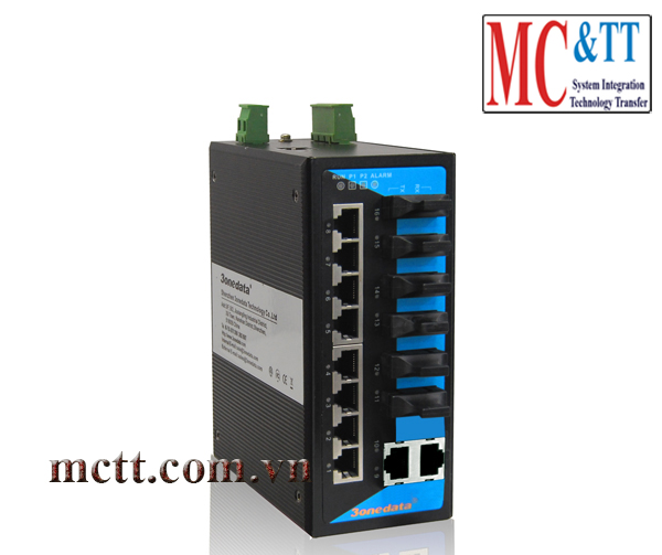 Switch công nghiệp quản lý 8 cổng Ethernet + 8 cổng quang 3onedata IES6116-8F