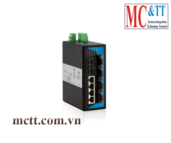 Switch công nghiệp quản lý 4 cổng Ethernet + 4 cổng quang và 2 cổng quang SFP 3onedata IES7110-2GS-4F
