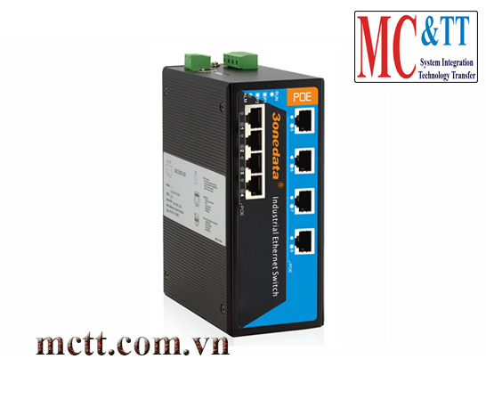 Switch công nghiệp 8 cổng PoE Ethernet 3Onedata IPS318-8POE