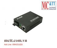 Switch POE 1 cổng + 1 cổng quang Gigabit Single fiber 20KM 30W Z-link Z-PMC-1GX1GP-SC20S