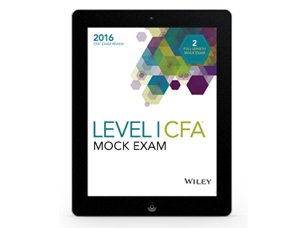 2016 CFA Mock Exam Level1