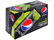 Thùng 24 lon nước ngọt Pepsi không calo vị chanh 330ml