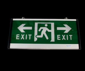 Đèn exit chỉ hai hướng