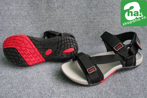 Sandal Vento Đen Đỏ SV17