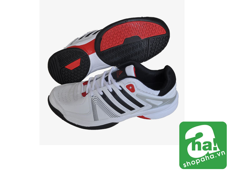 Giày tennis trắng đỏ đen gtt05