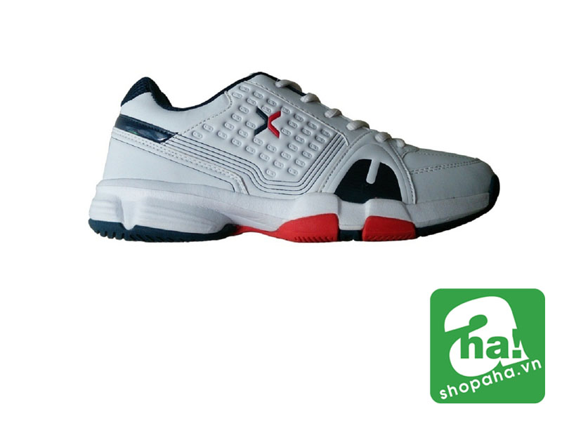 Giày tennis trắng đỏ đen gtt06