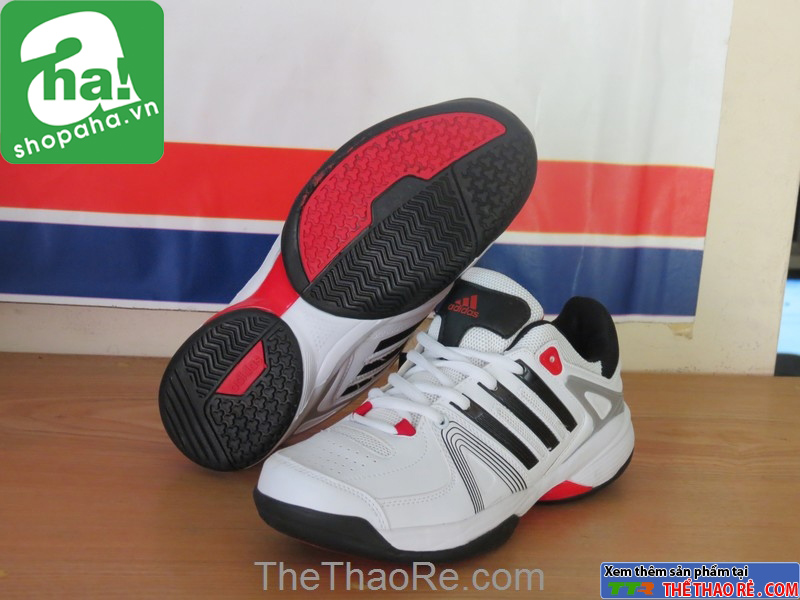 Giày tennis  trắng đỏ đen gtt12