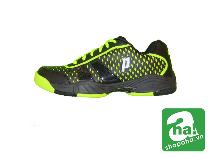 Giày tennis đen xanh lá Prince gtt29