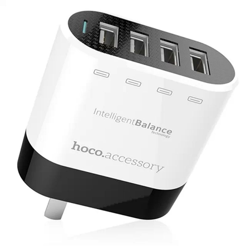 Sạc Nhanh HOCO 4 Cổng USB (UH401 SMART CHARGER 4USB WHITE)