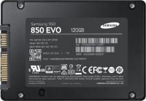 Samsung SSD 850Evo 120GB Read 540Mbs, write 520MBs