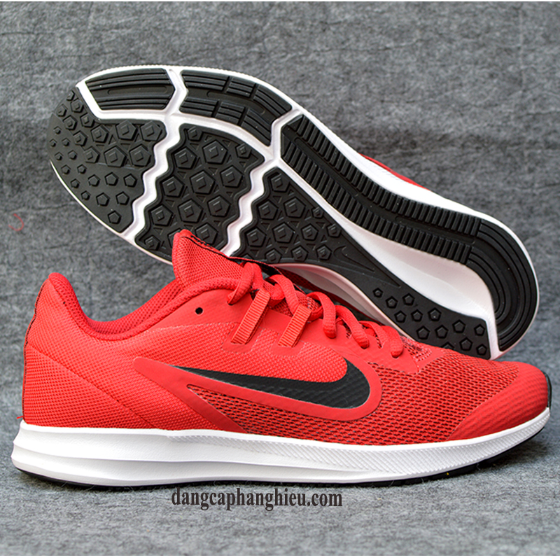Nike Downshifter running shoes màu đỏ