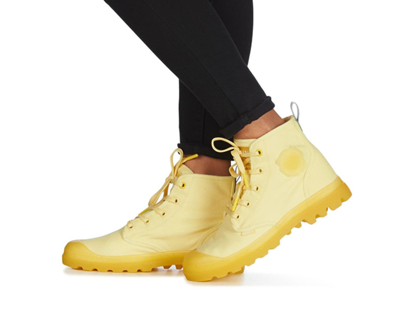Giày Palladium Boots màu vàng