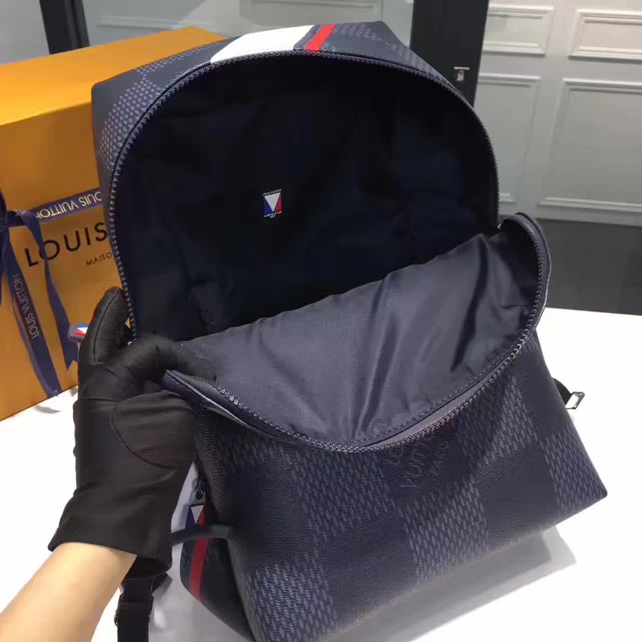 Túi Xách Louis Vuitton Damier Cobalt Apollo Backpack-N44006-TXLV012