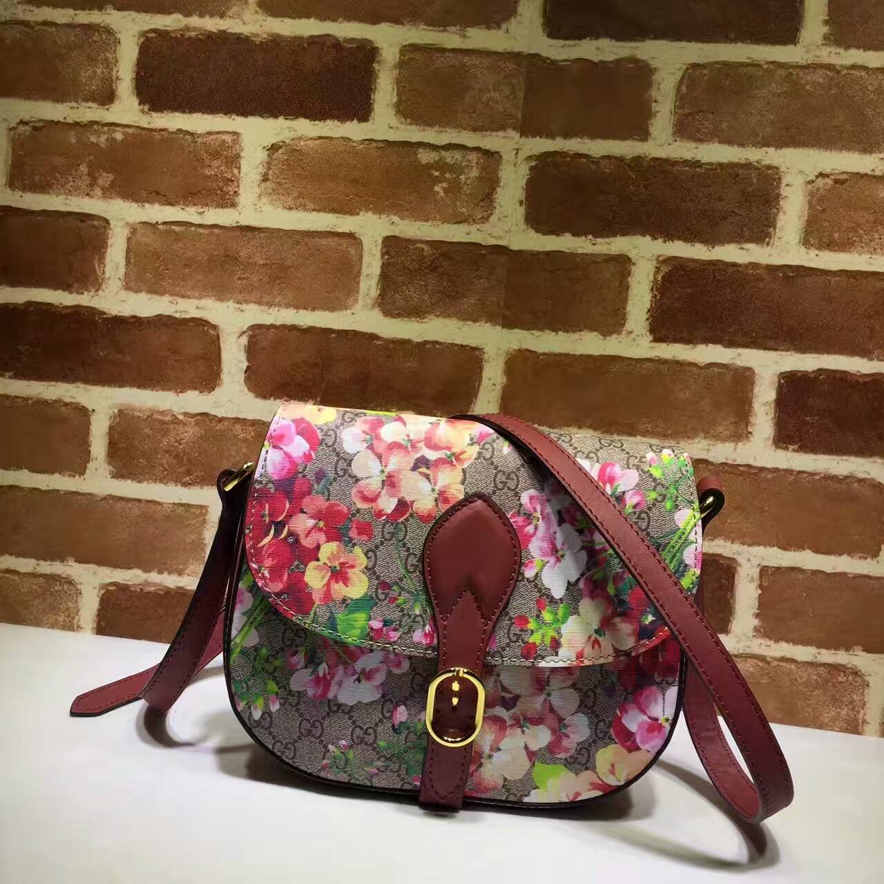 Gucci Blooms GG Supreme shoulder bag-432150