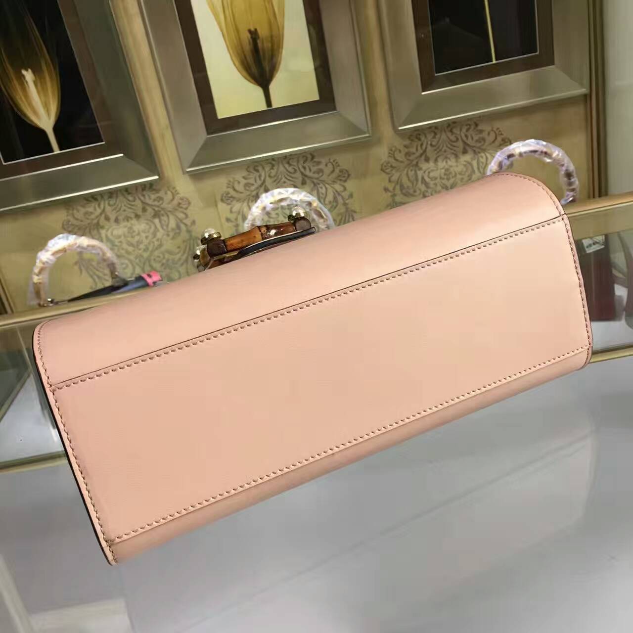 Gucci Nymphea leather top handle bag-453756
