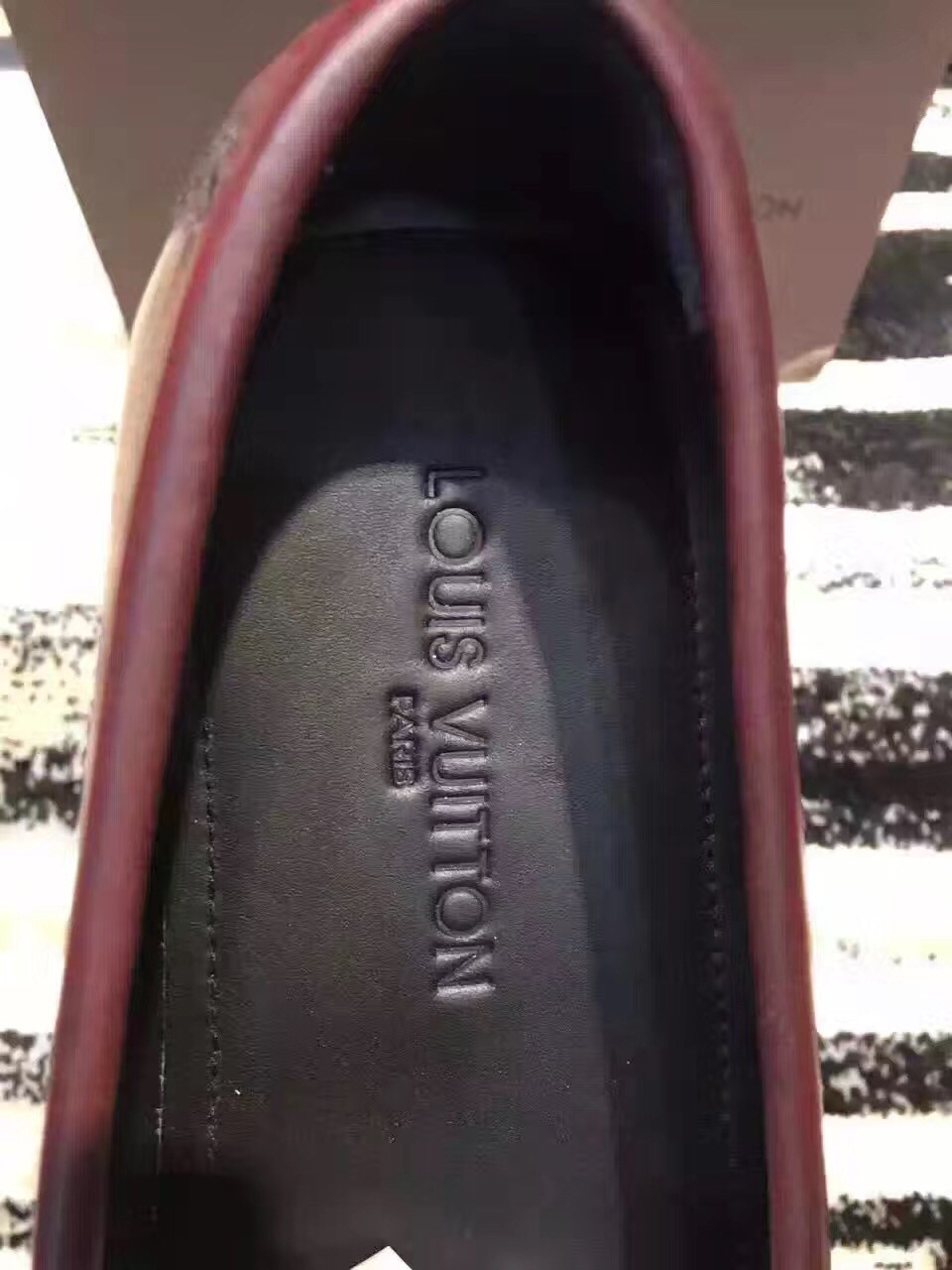 Giày lười nam Louis Vuitton siêu cấp - GNLV014