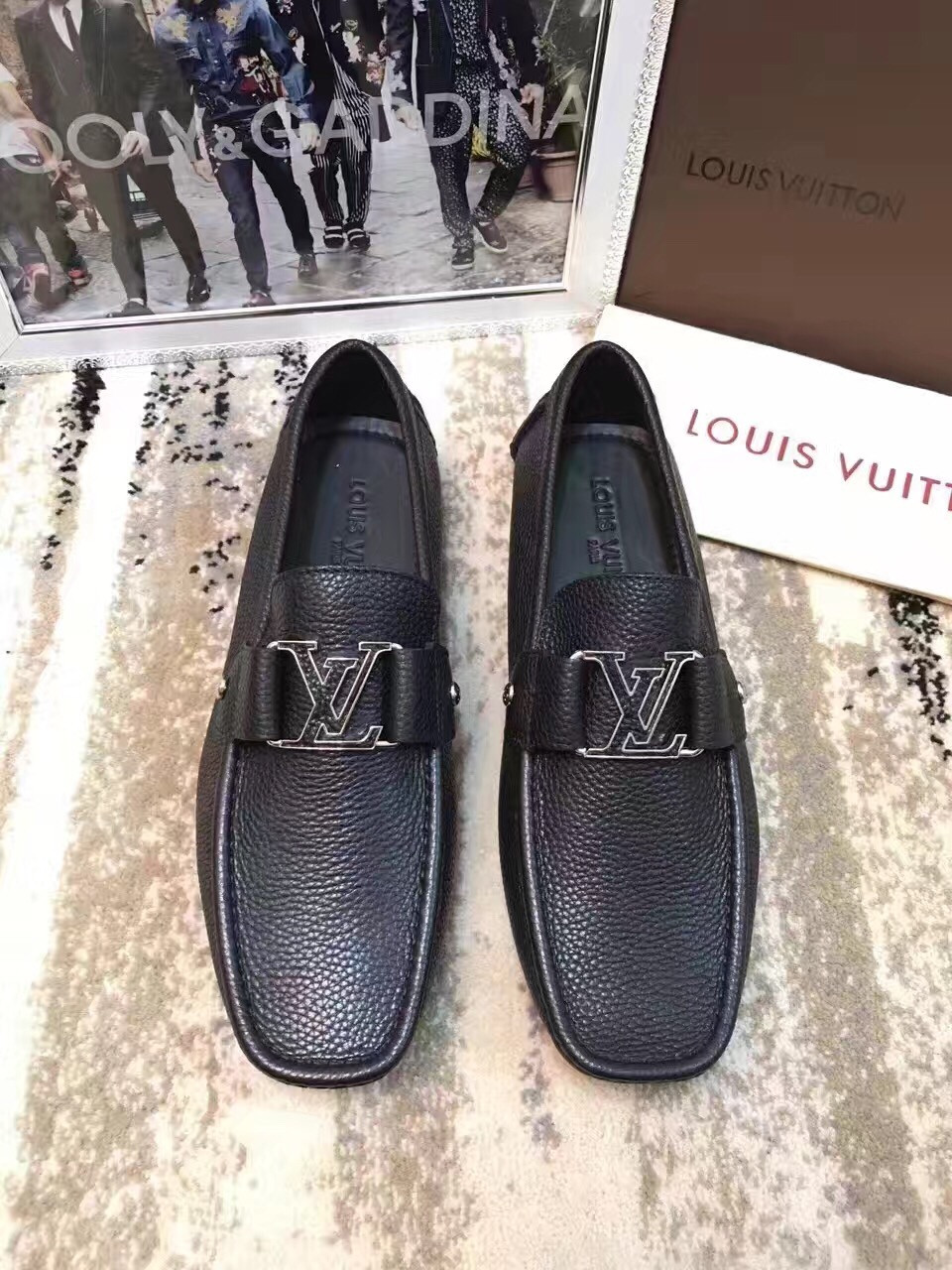 Giày lười nam Louis Vuitton siêu cấp - GNLV019