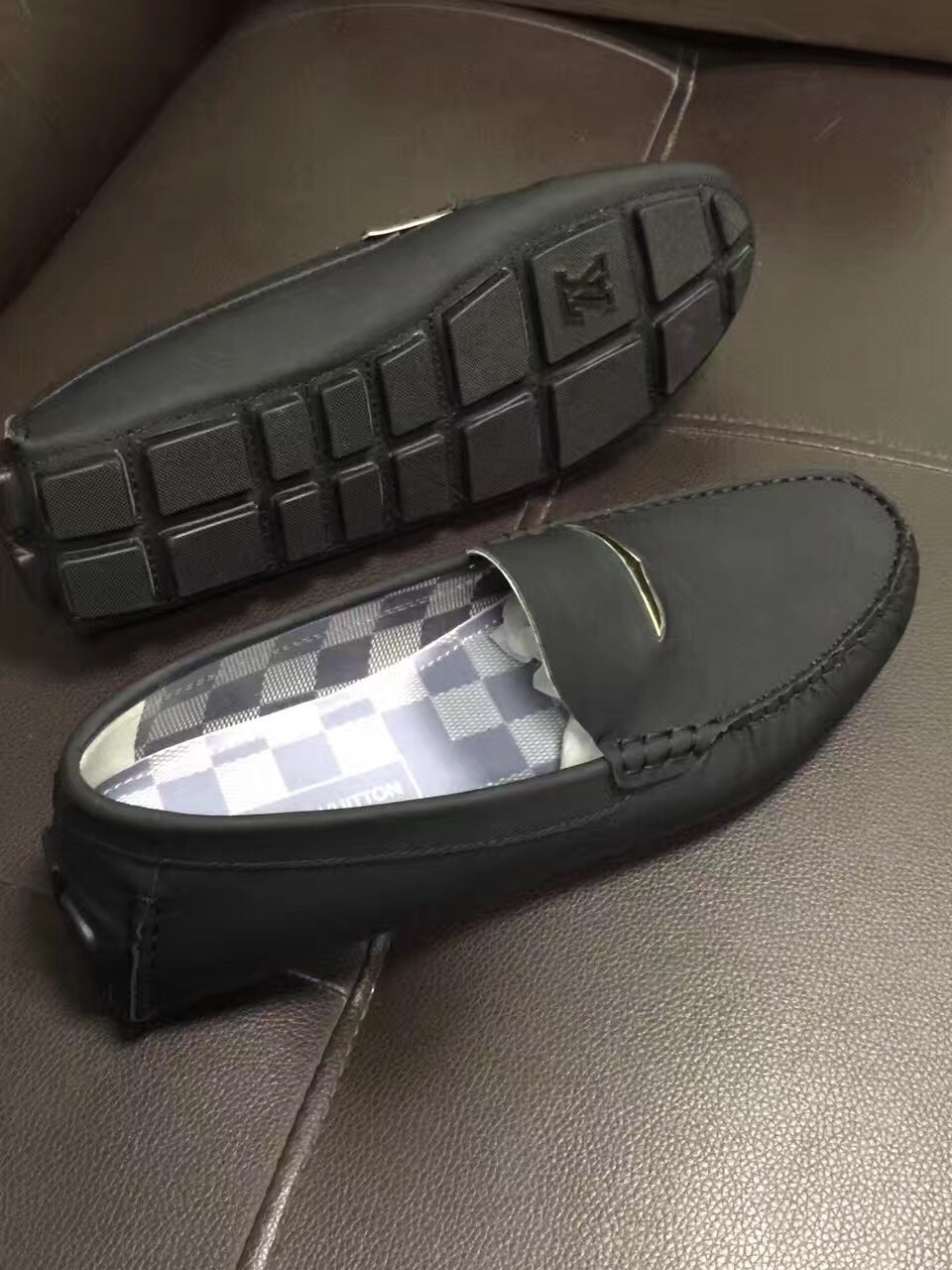 Giày lười nam Louis Vuitton siêu cấp - GNLV020