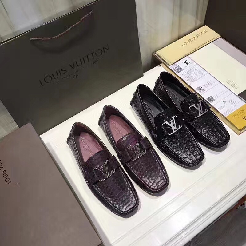 Giày lười nam Louis Vuitton siêu cấp - GNLV028