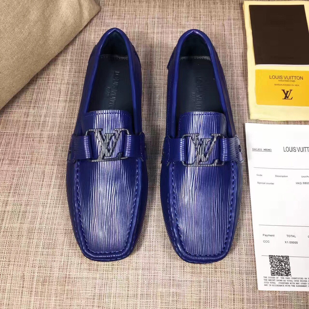 Giày lười nam Louis Vuitton siêu cấp - GNLV040