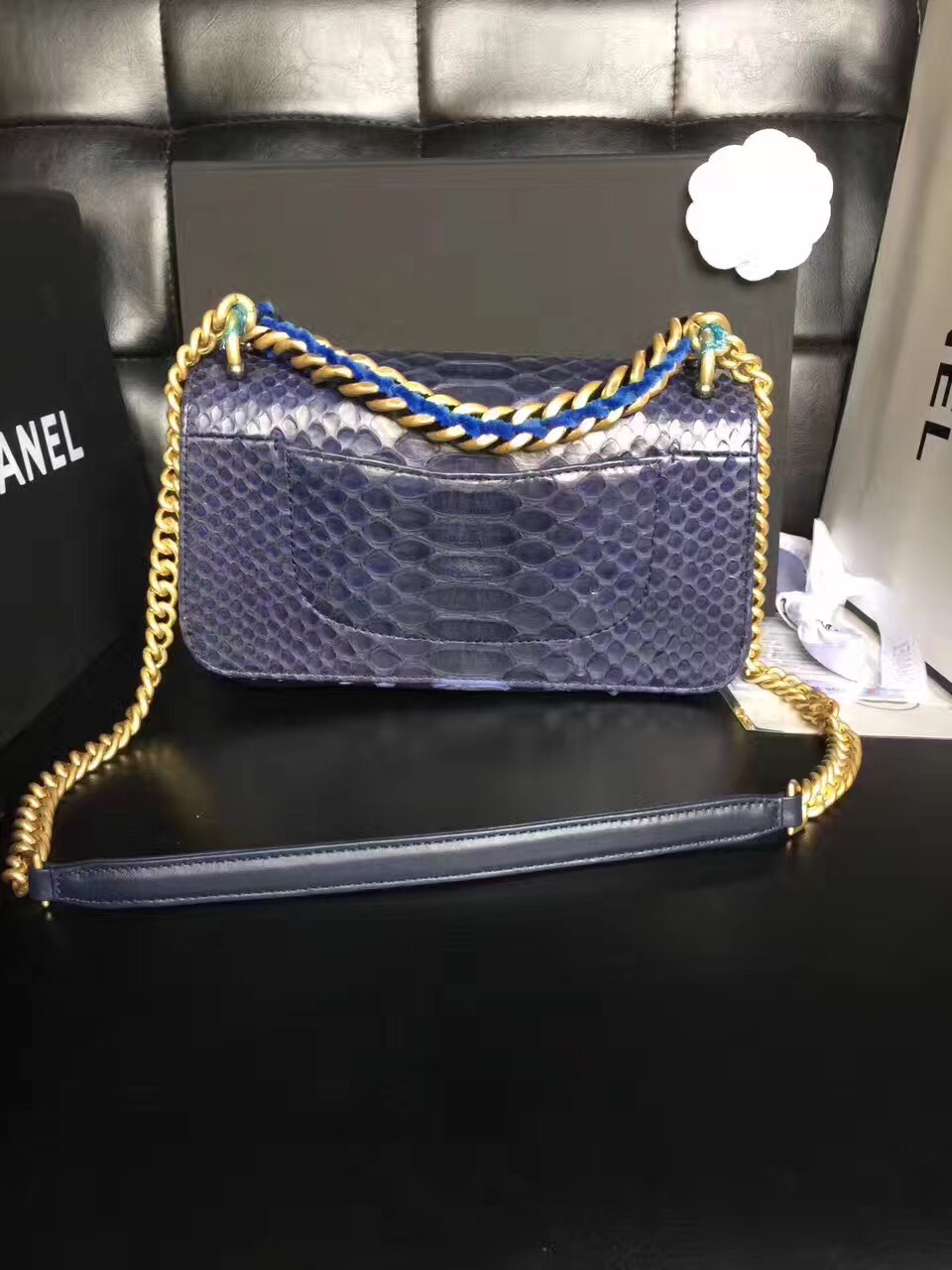 Túi xách Chanel Classic da trăn siêu cấp - TXCN053