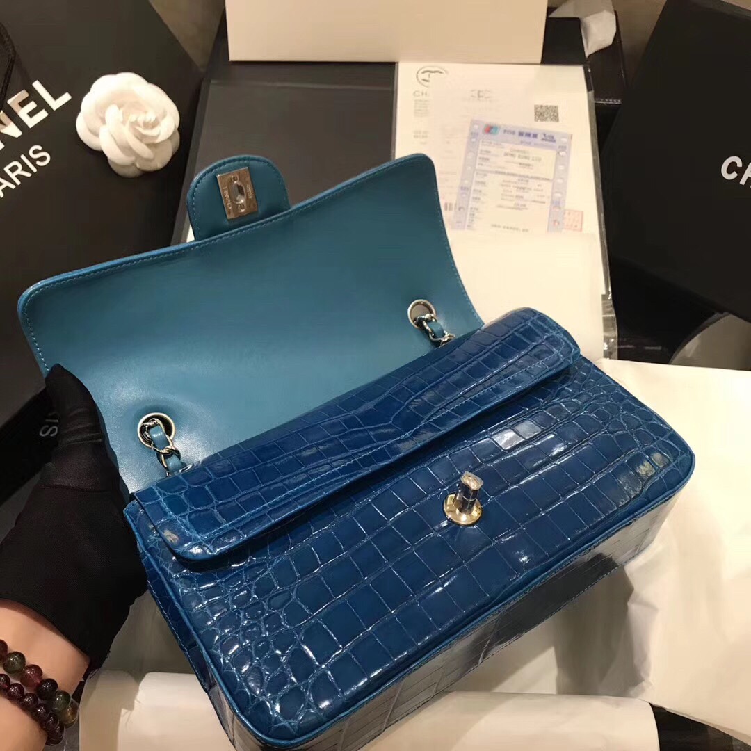 Túi xách Chanel Classic da cá sấu siêu cấp - TXCN162