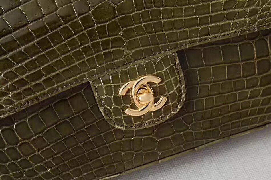 Túi xách Chanel Classic da cá sấu siêu cấp - TXCN163