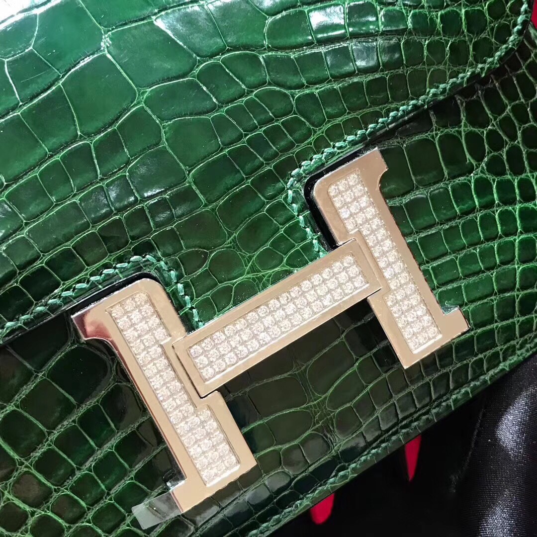 Túi xách Hermes Constance siêu cấp da cá sấu - TXHM044