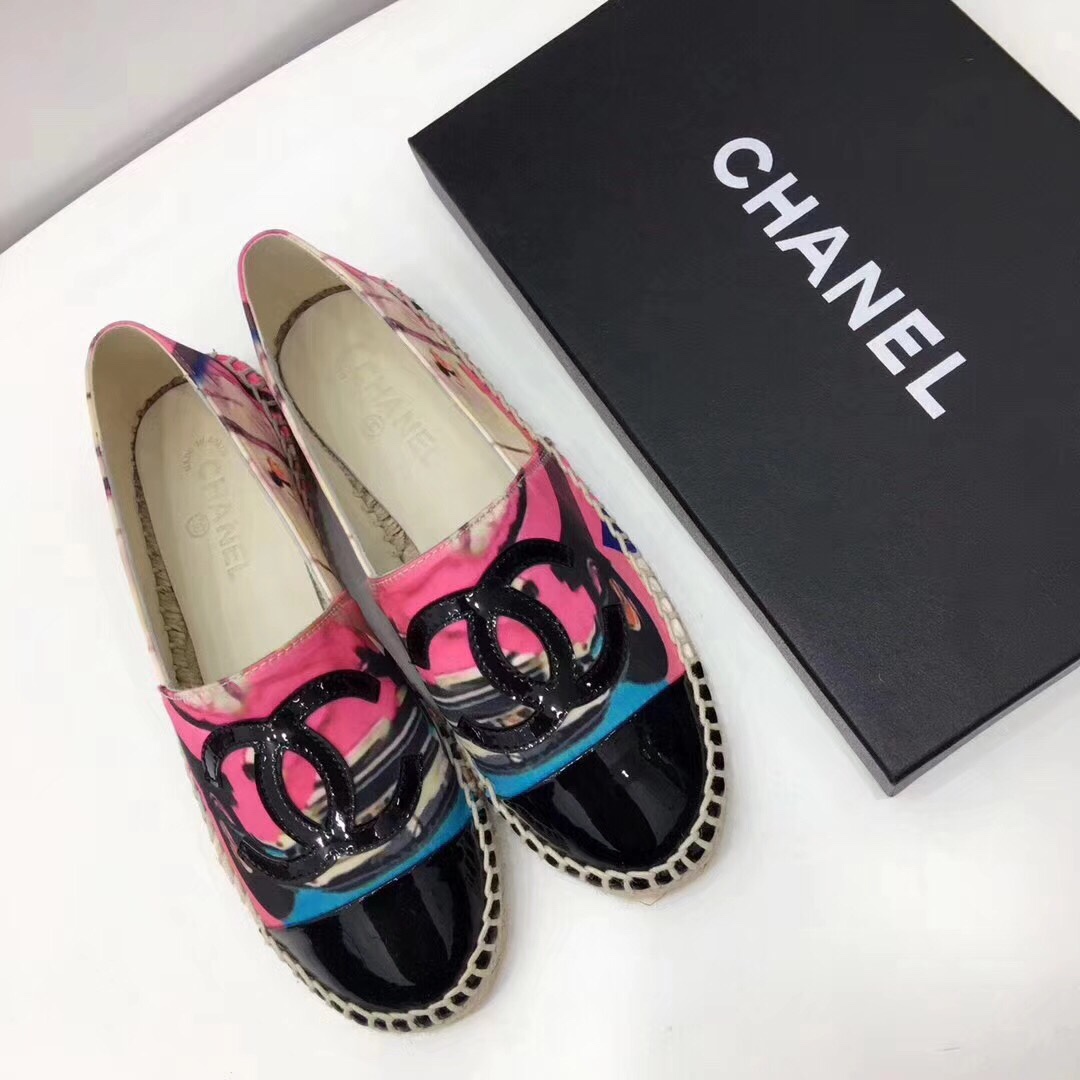 Giày Chanel đế cói siêu cấp - GNCN029