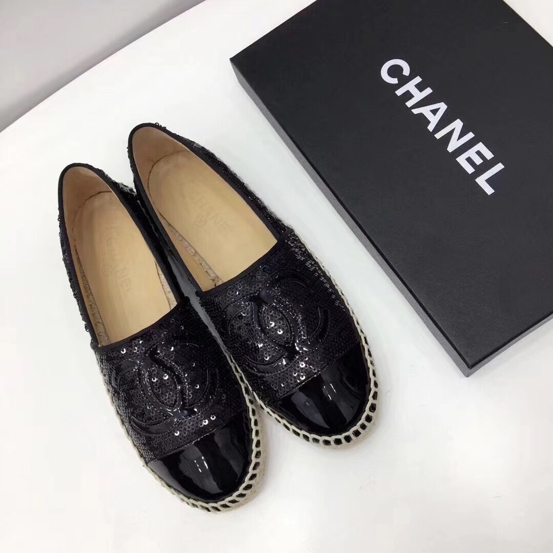 Giày Chanel đế cói siêu cấp - GNCN029