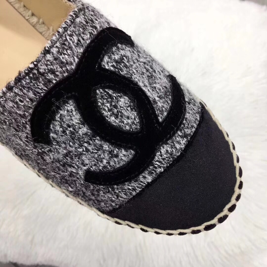 Giày Chanel đế cói siêu cấp - GNCN036