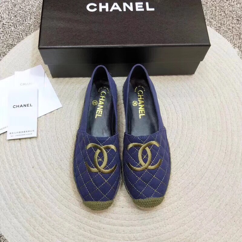 Giày Nữ Chanel đế cói siêu cấp - GNCN043