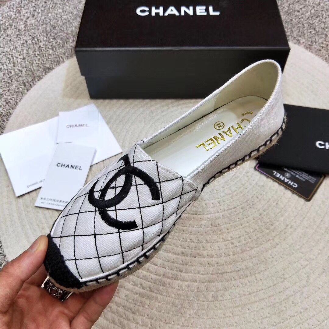 Giày Nữ Chanel đế cói siêu cấp - GNCN044