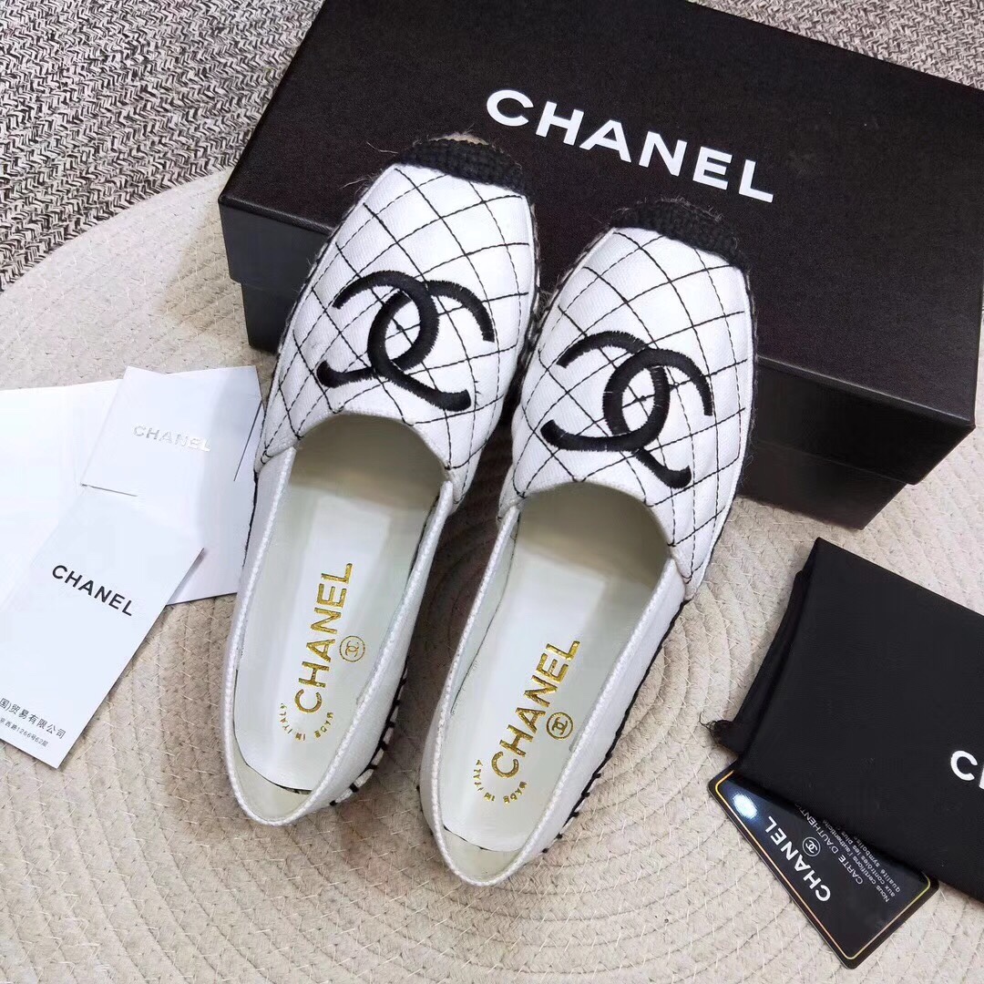 Giày Nữ Chanel đế cói siêu cấp - GNCN044