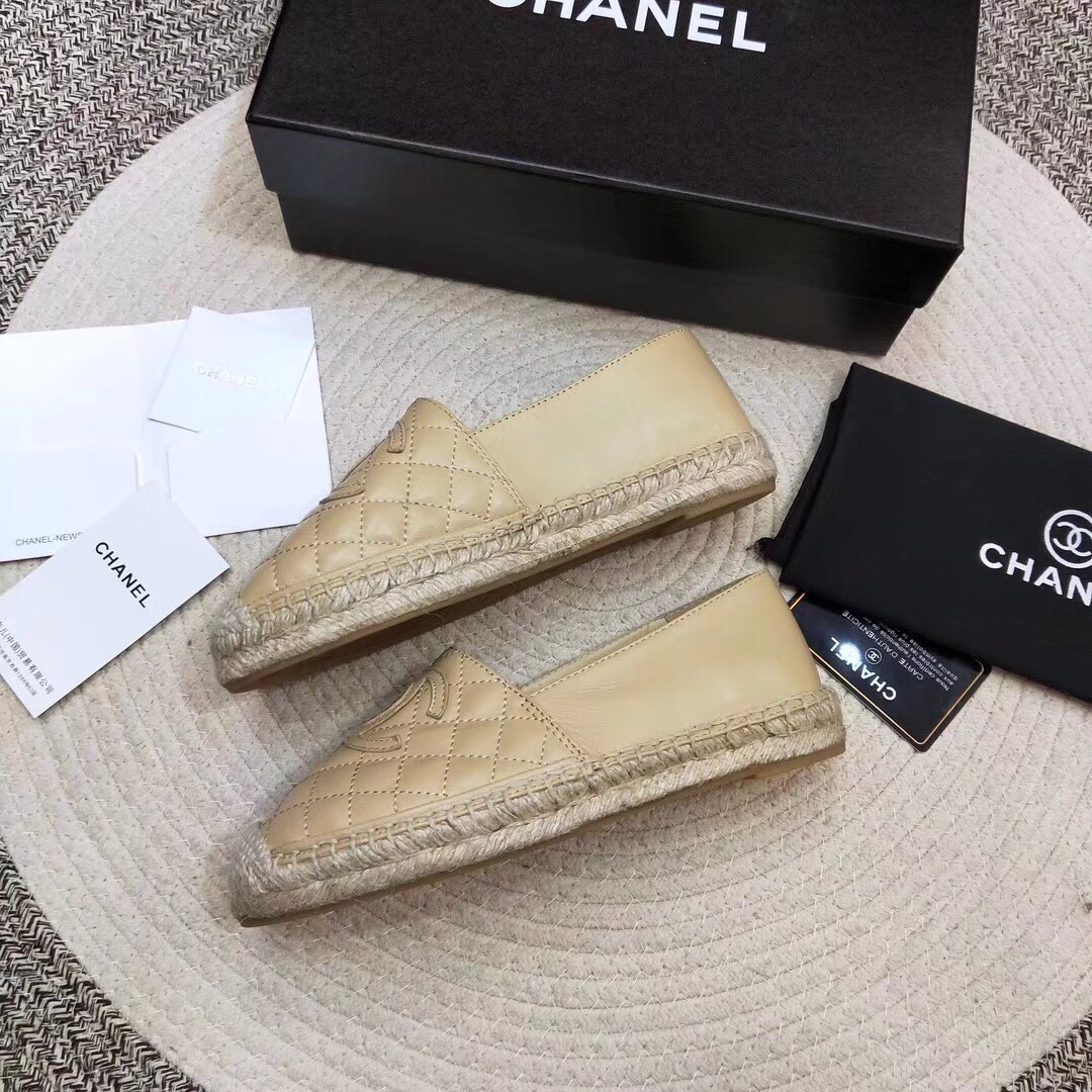 Giày Nữ Chanel đế cói siêu cấp - GNCN046