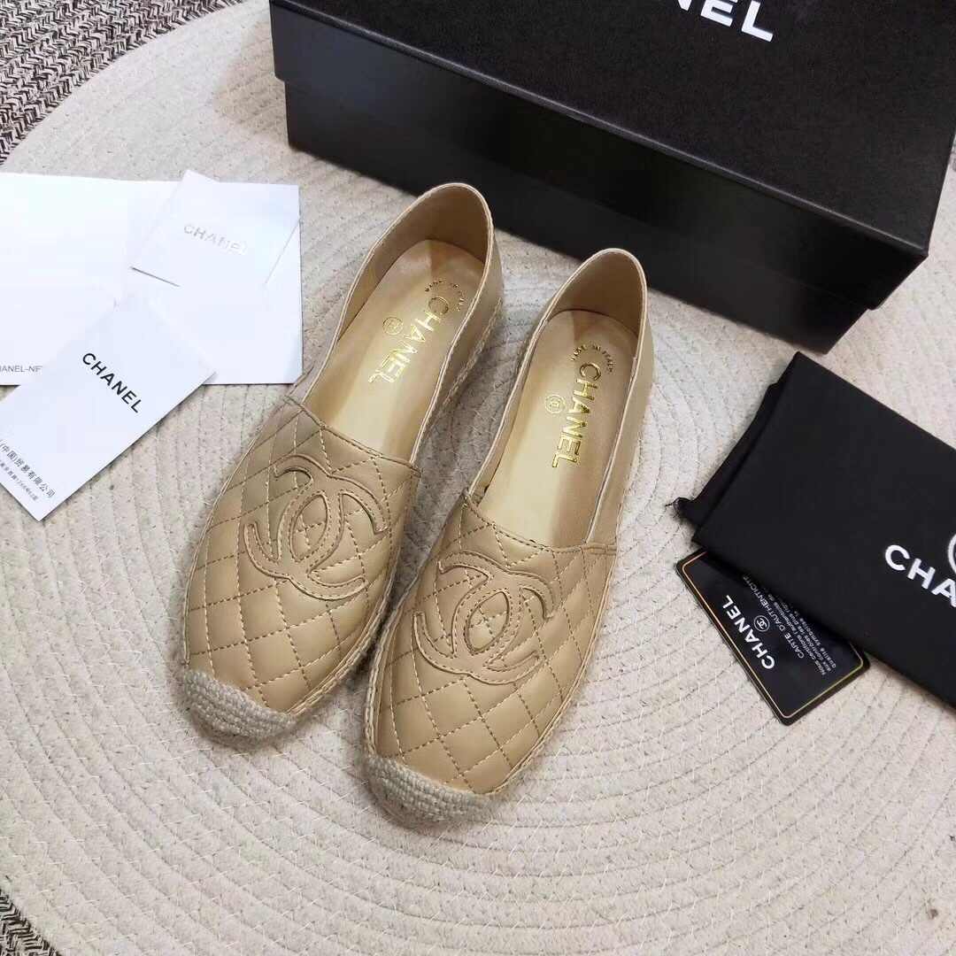 Giày Nữ Chanel đế cói siêu cấp - GNCN046