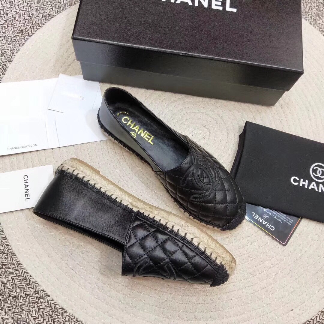 Giày Nữ Chanel đế cói siêu cấp - GNCN047