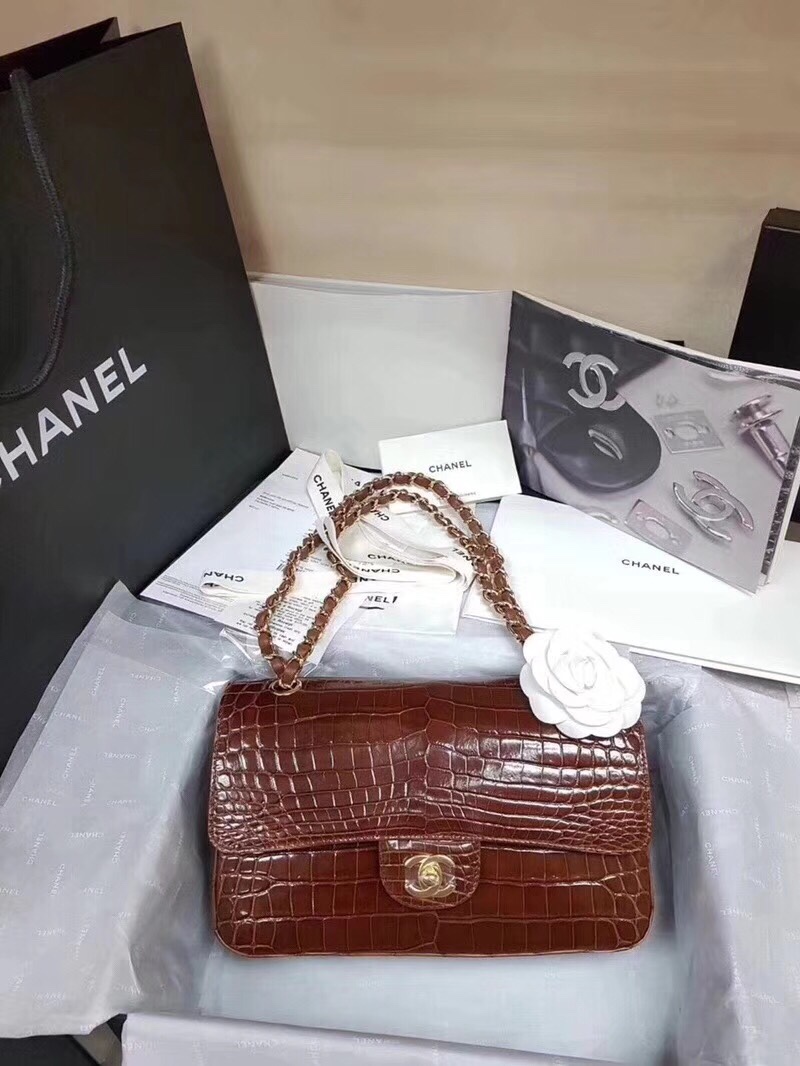 Túi xách Chanel Classic cá sấu VIP - TXCN220