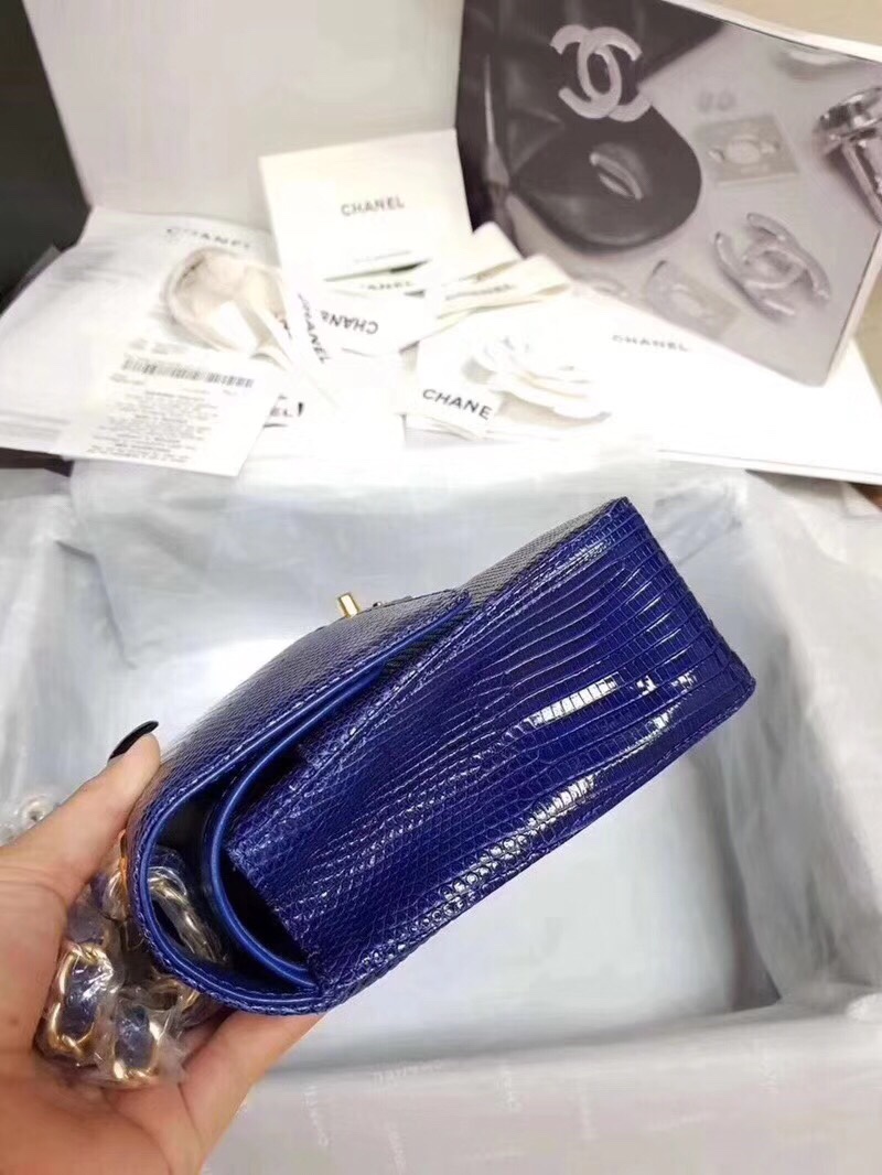 Túi xách Chanel Classic da kỳ đà VIP - TXCN222