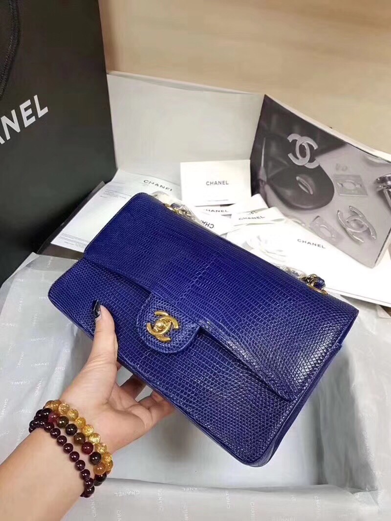 Túi xách Chanel Classic da kỳ đà VIP - TXCN222