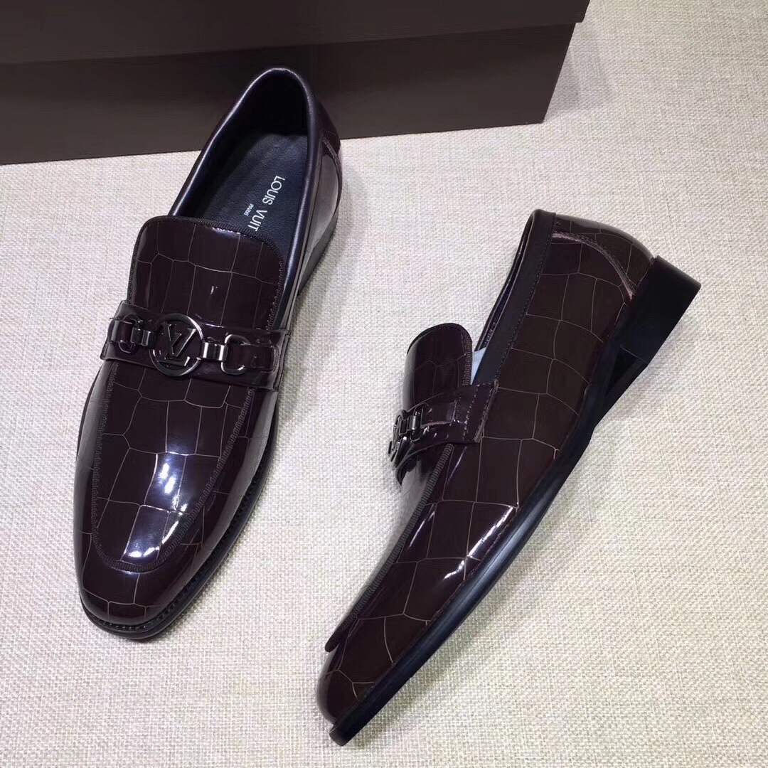 Giày lười nam Louis Vuitton siêu cấp - GNLV064