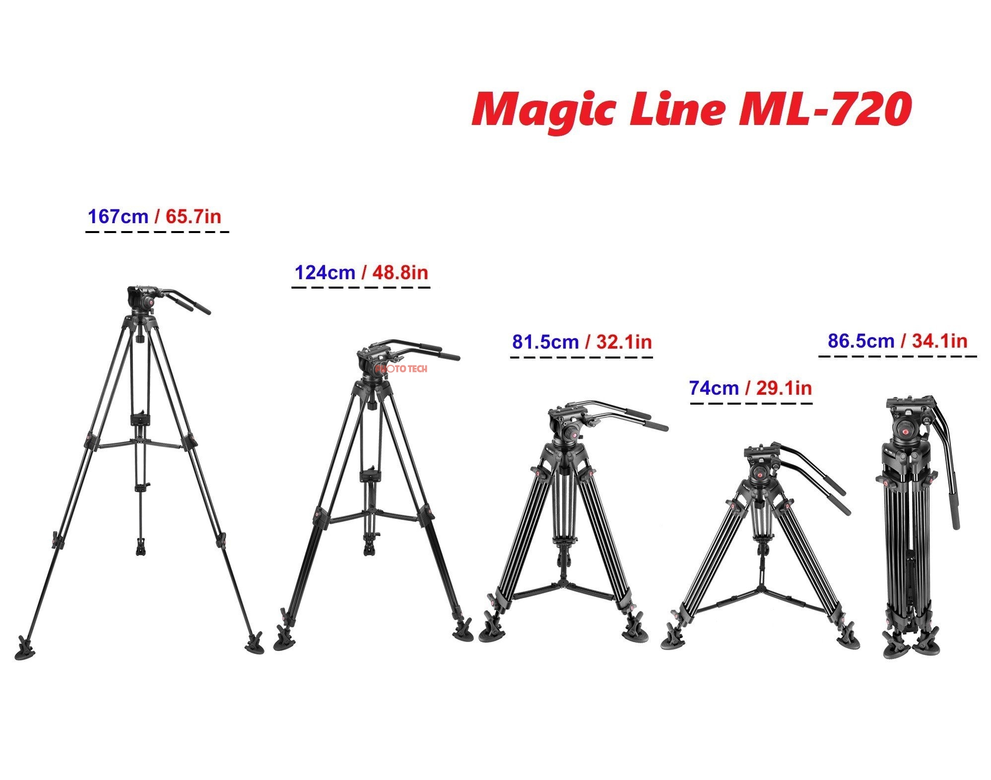 Chân Máy MagicLine ML-720 PRO