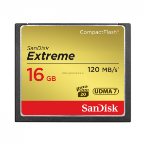 Sandisk CF Extreme 16GB 120MB/s 800X - Chính hãng