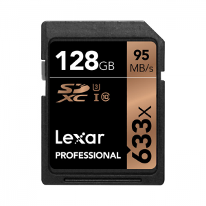 Lexar SDXC Professional 128GB 95MB/s 633X - Chính hãng