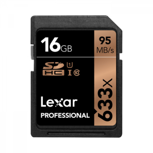 Lexar SDXC Professional 16GB 95MB/s 633X - Chính hãng