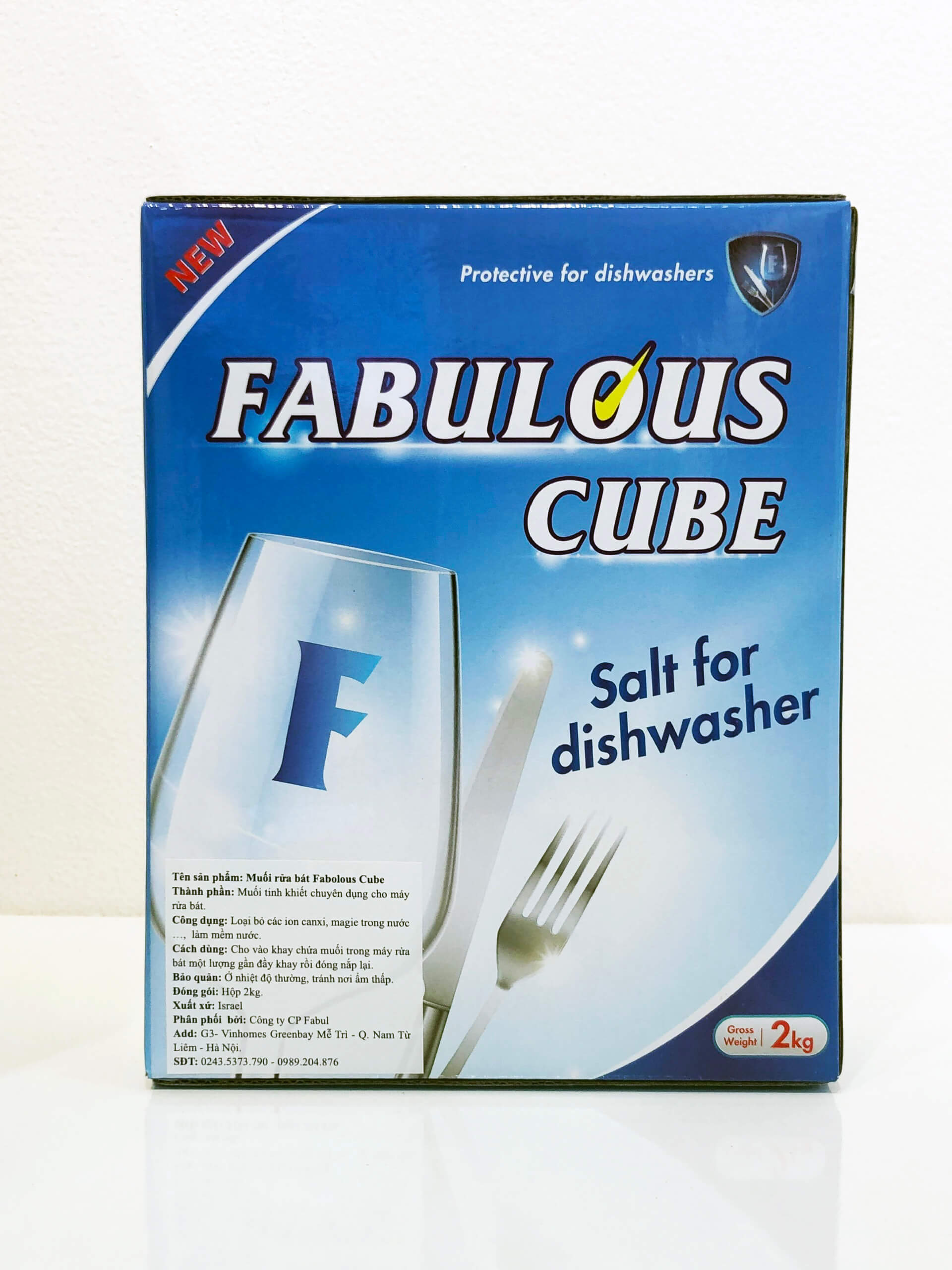Muối dùng cho máy rửa bát Fabulous Cube