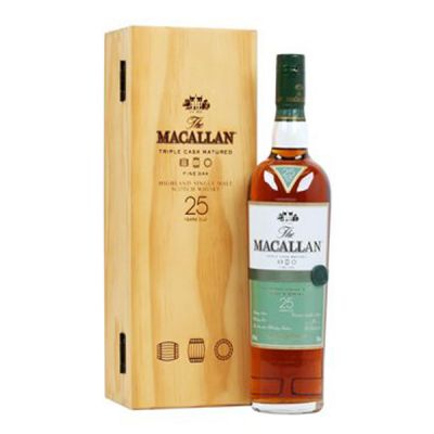 Rượu Macallan 25 năm Fine Oak hộp gỗ