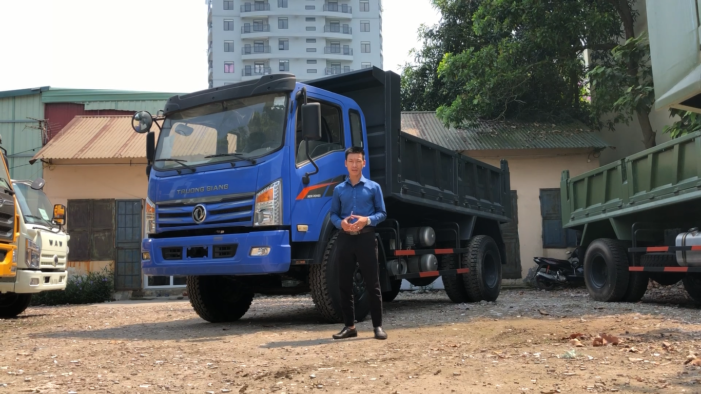 Đánh giá xe tải ben Trường Giang Dongfeng 9.2 tấn hạ tải